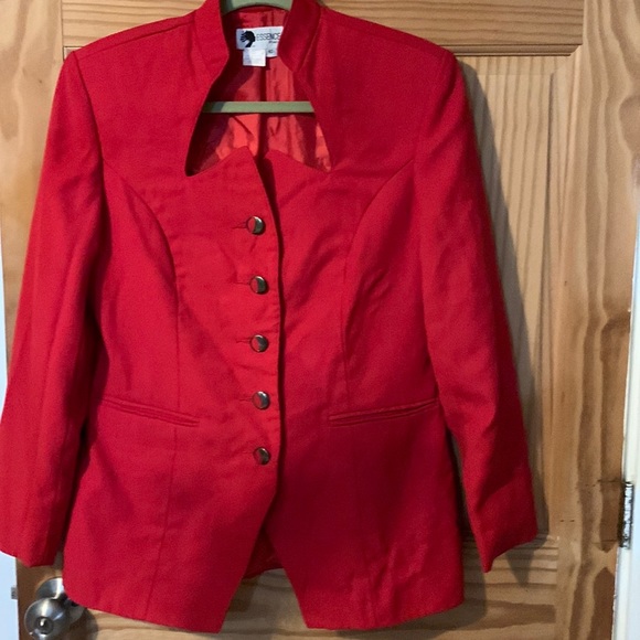 Red blazer vintage 80s - Picture 1 of 2